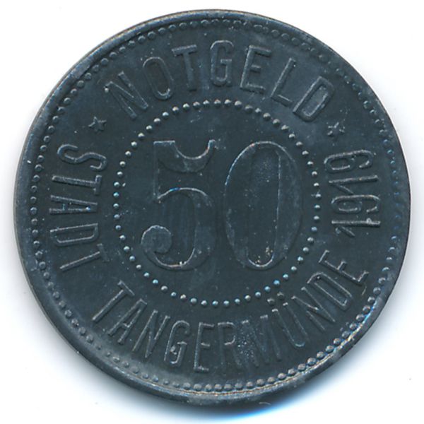 Тангермюнде., 50 пфеннигов (1919 г.)