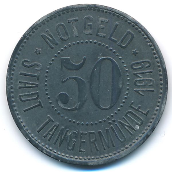 Тангермюнде., 50 пфеннигов (1919 г.)