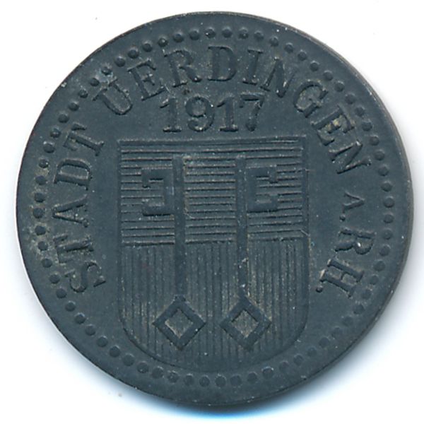 Юрдинген., 10 пфеннигов (1917 г.)