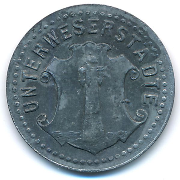 Унтервассер., 10 пфеннигов (1919 г.)