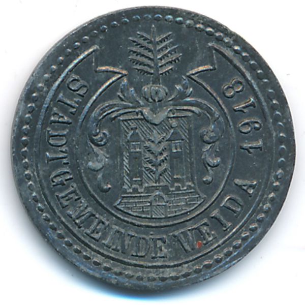 Вайда., 5 пфеннигов (1918 г.)