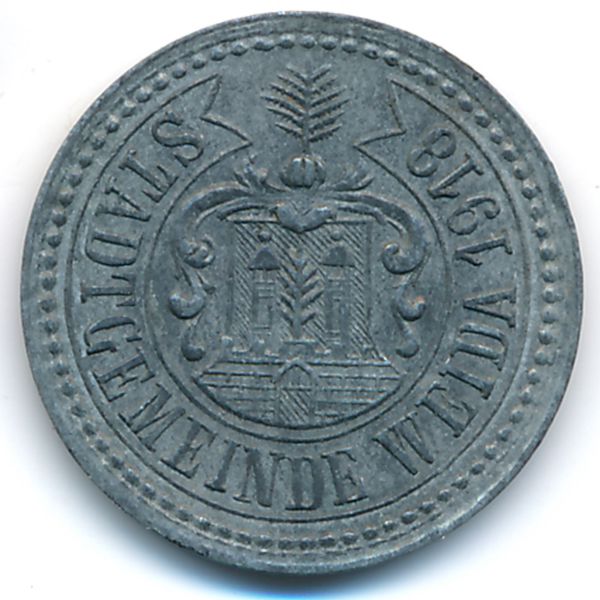 Вайда., 10 пфеннигов (1918 г.)