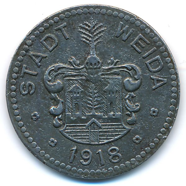 Вайда., 50 пфеннигов (1918 г.)