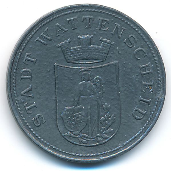 Ваттеншайд., 50 пфеннигов (1917 г.)