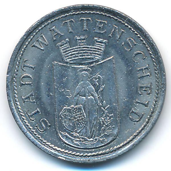 Ваттеншайд., 10 пфеннигов (1917 г.)