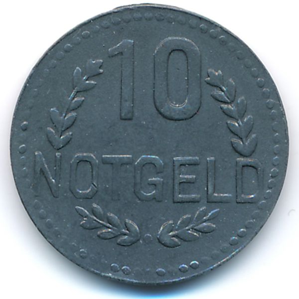 Висбаден., 10 пфеннигов