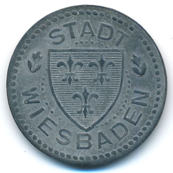 Висбаден., 10 пфеннигов