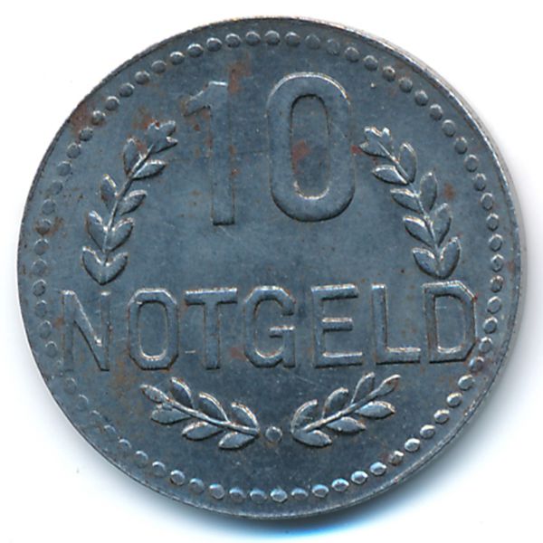 Висбаден., 10 пфеннигов