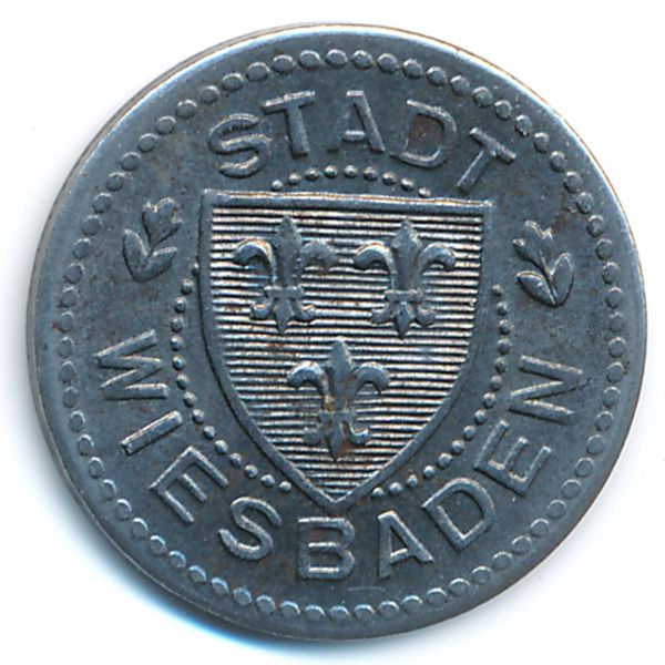 Висбаден., 10 пфеннигов