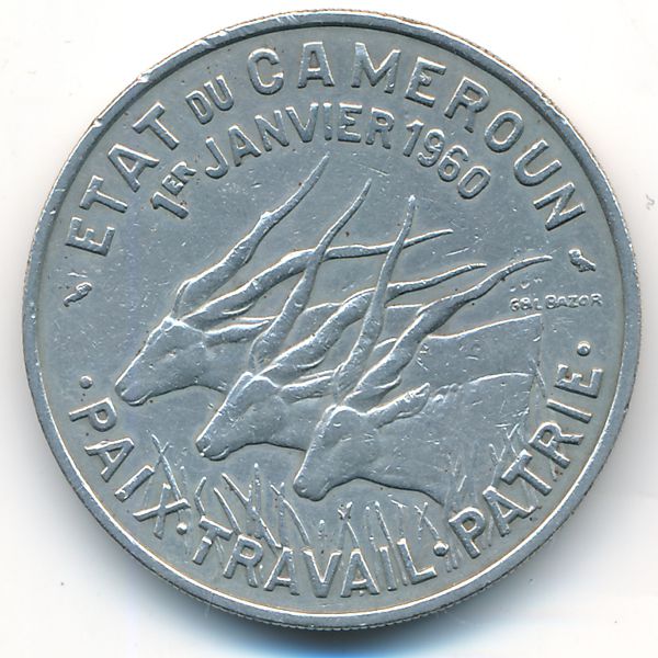Камерун, 50 франков (1960 г.)