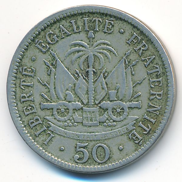 Гаити, 50 сентим (1908 г.)