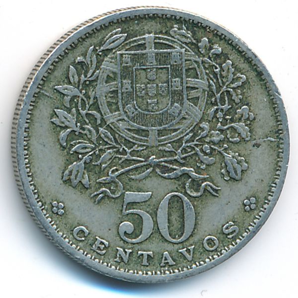 Португалия, 50 сентаво (1929 г.)