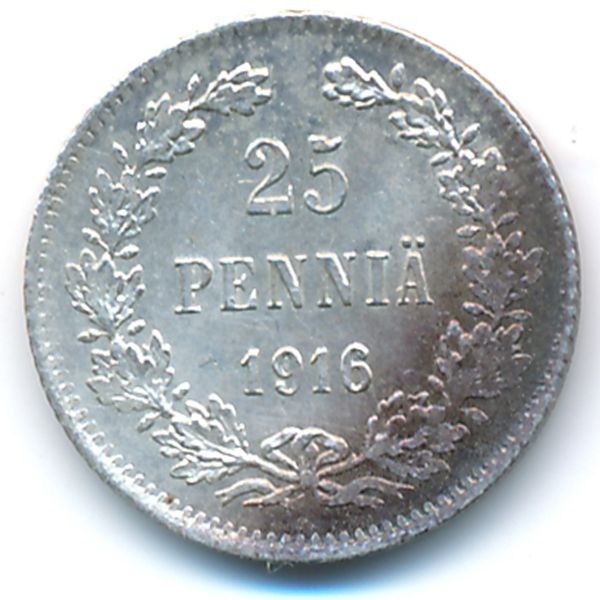 Финляндия, 25 пенни (1916 г.)