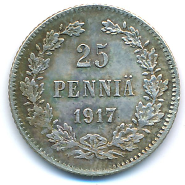 Финляндия, 25 пенни (1917 г.)