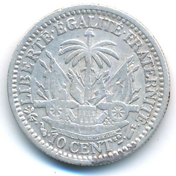 Гаити, 10 сентим (1882 г.)