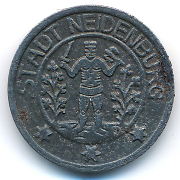 Найденбург., 5 пфеннигов (1918 г.)