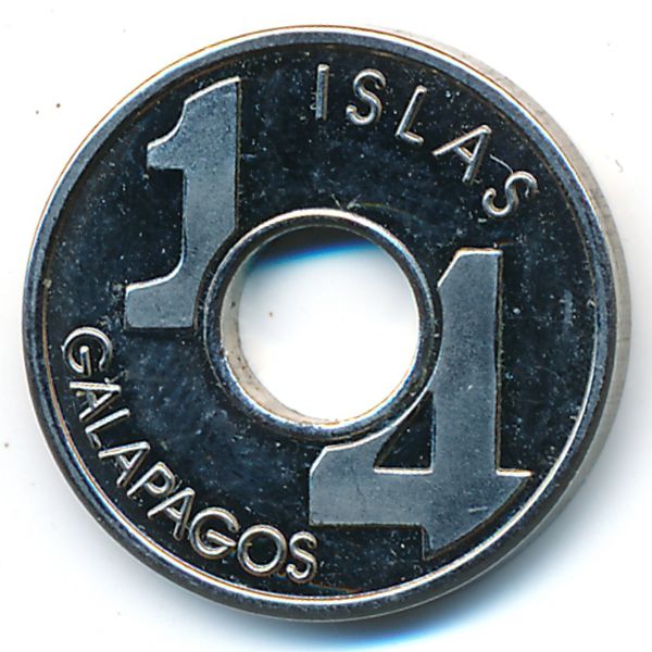 Галапагосские острова., 1/4 пиеза (2008 г.)