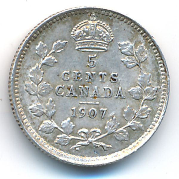 Канада, 5 центов (1907 г.)