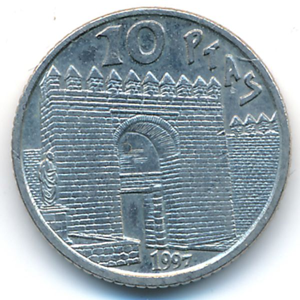 Испания, 10 песет (1997 г.)