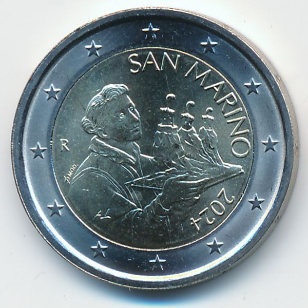 Сан-Марино, 2 евро (2024 г.)
