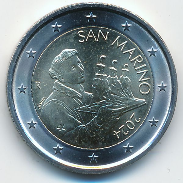 Сан-Марино, 2 евро (2024 г.)