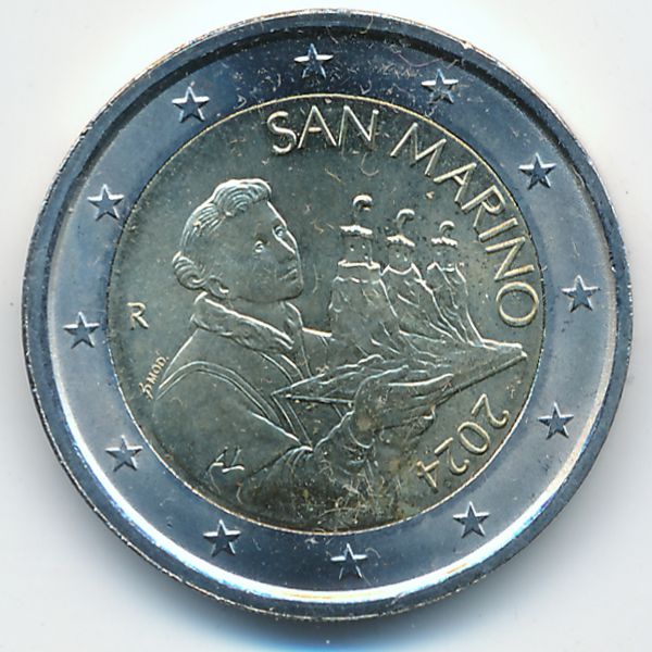 Сан-Марино, 2 евро (2024 г.)