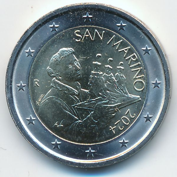 Сан-Марино, 2 евро (2024 г.)