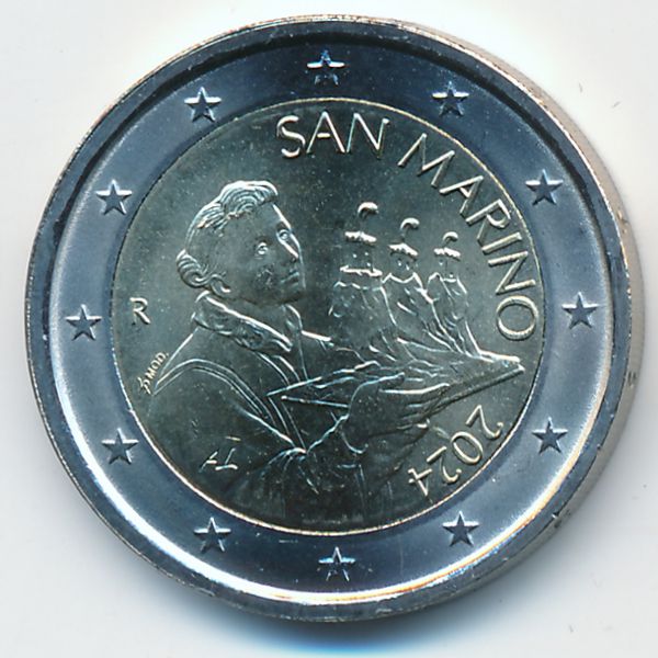 Сан-Марино, 2 евро (2024 г.)
