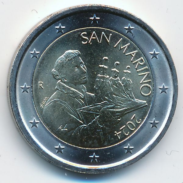 Сан-Марино, 2 евро (2024 г.)