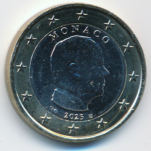 Монако, 1 евро (2023 г.)