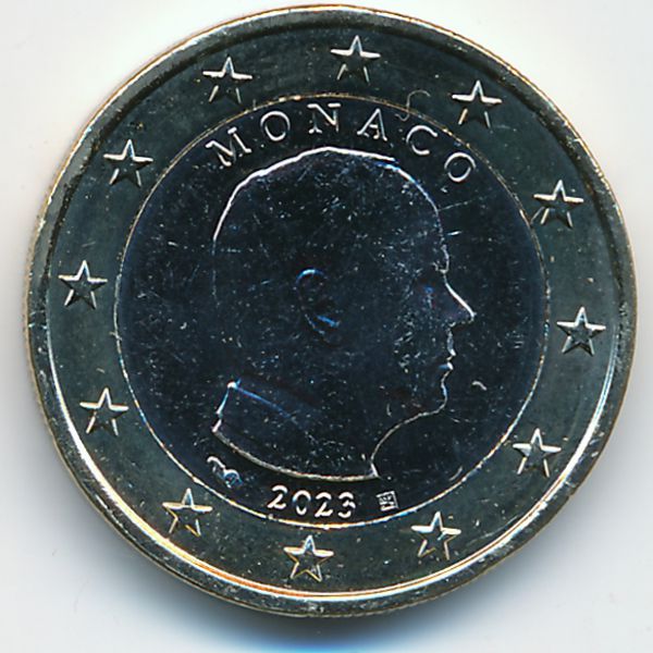 Монако, 1 евро (2023 г.)