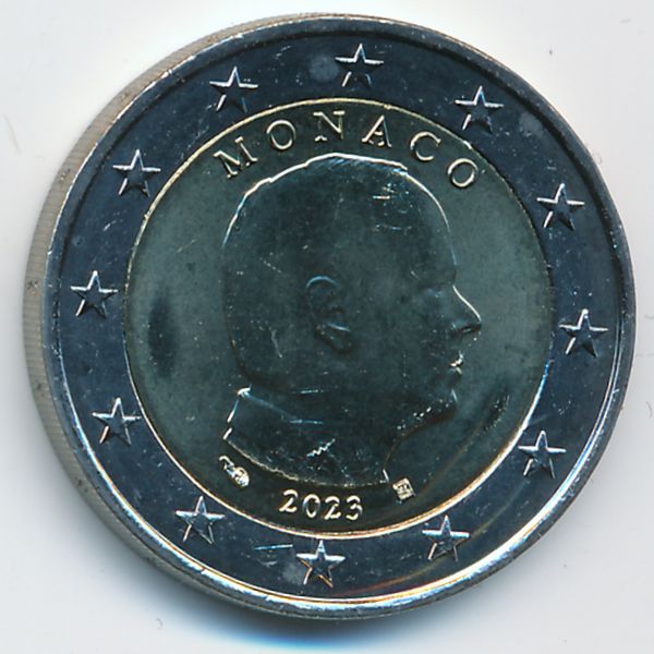 Монако, 2 евро (2023 г.)