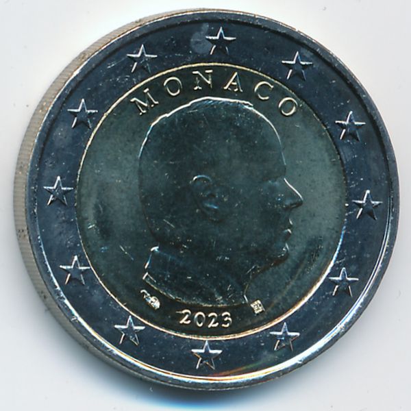 Монако, 2 евро (2023 г.)