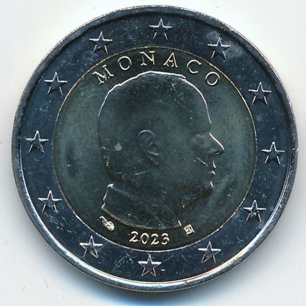 Монако, 2 евро (2023 г.)