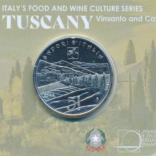 Италия, 5 евро (2024 г.)