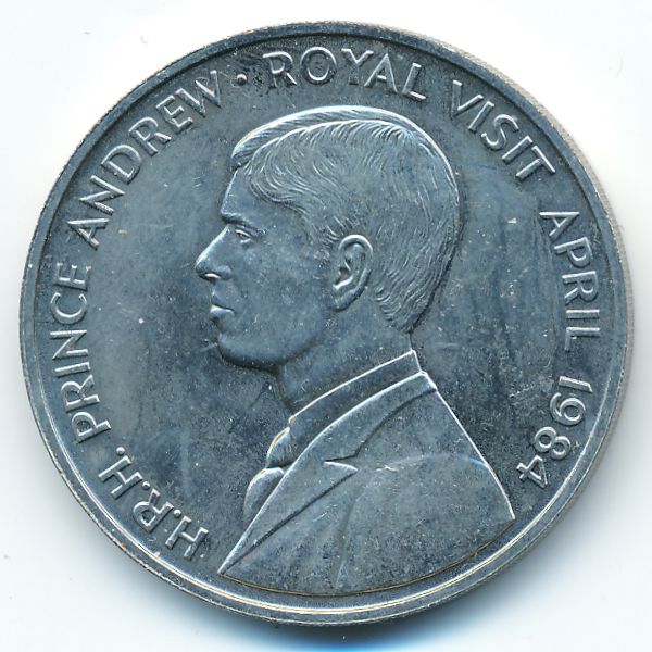 Остров Вознесения, 50 пенсов (1984 г.)