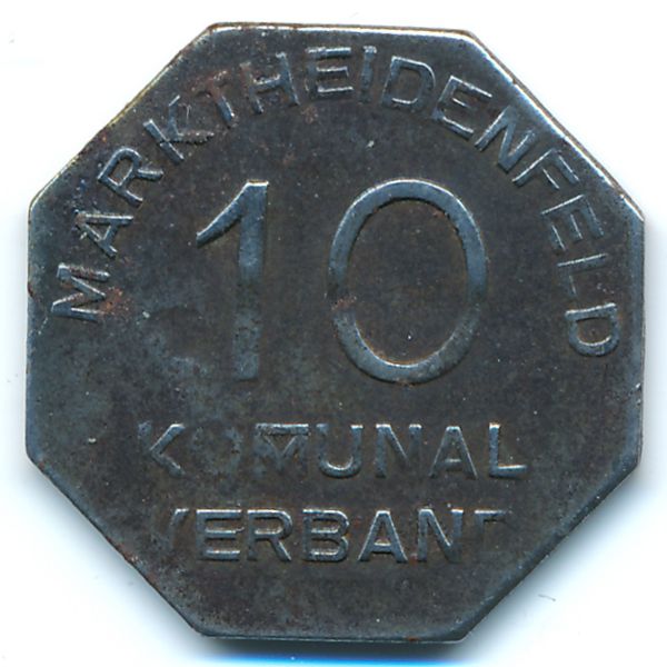 Марктхайденфельд., 10 пфеннигов (1918 г.)