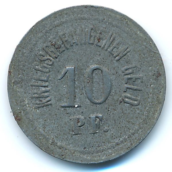 Ордруф., 10 пфеннигов