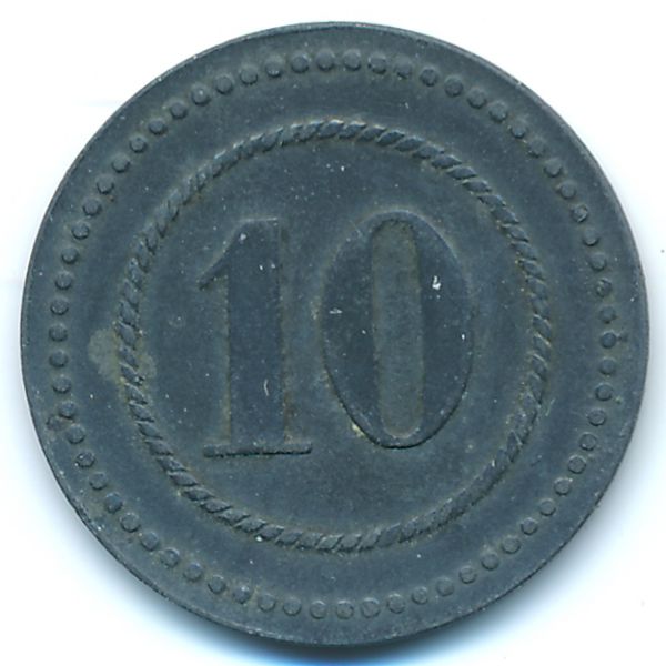 Кассель., 10 пфеннигов