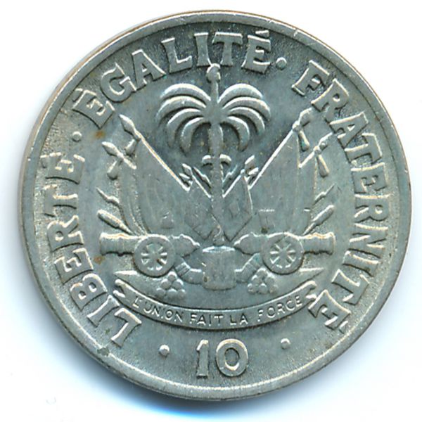 Гаити, 10 сентим (1958 г.)