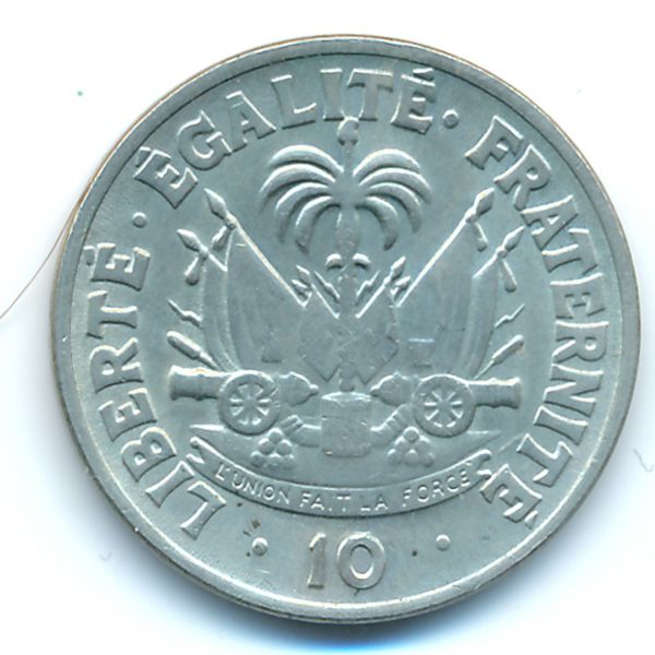 Гаити, 10 сентим (1958 г.)