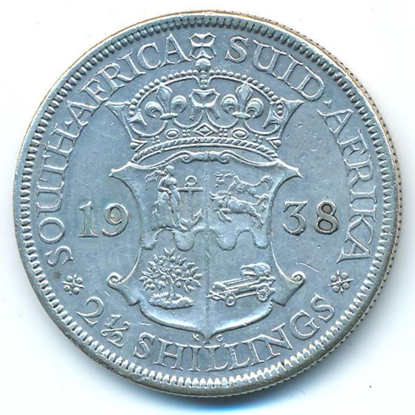ЮАР, 2 1/2 шиллинга (1938 г.)