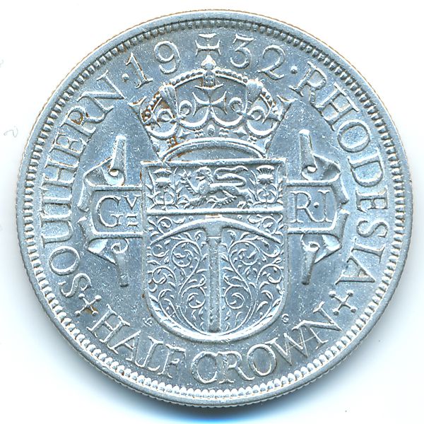Южная Родезия, 1/2 кроны (1932 г.)