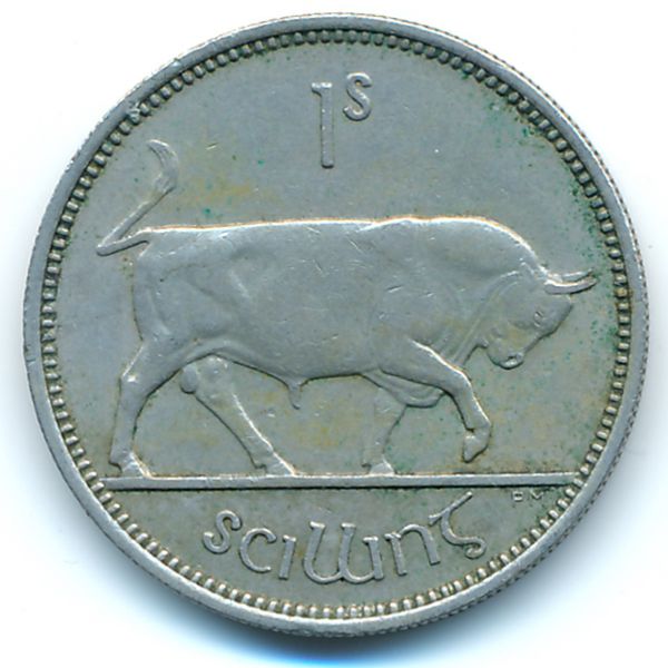 Ирландия, 1 шиллинг (1954 г.)