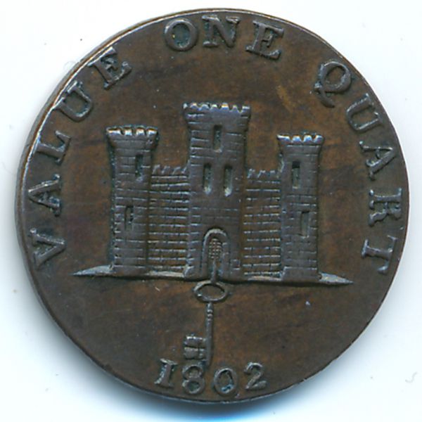 Гибралтар, 1 кварт (1802 г.)