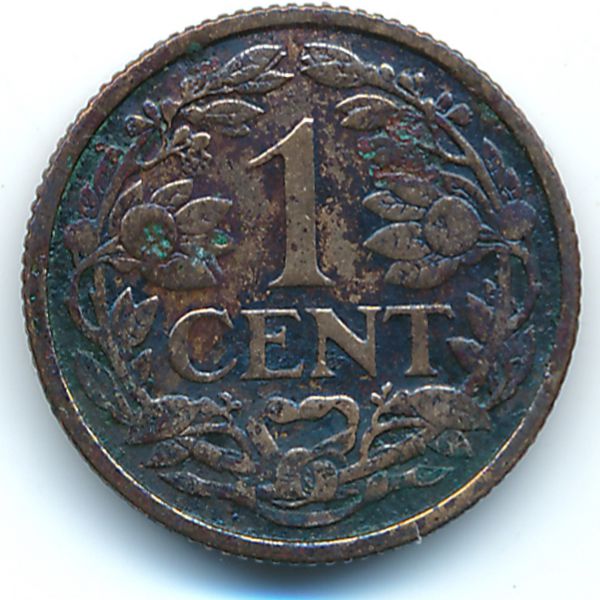 Нидерланды, 1 цент (1916 г.)