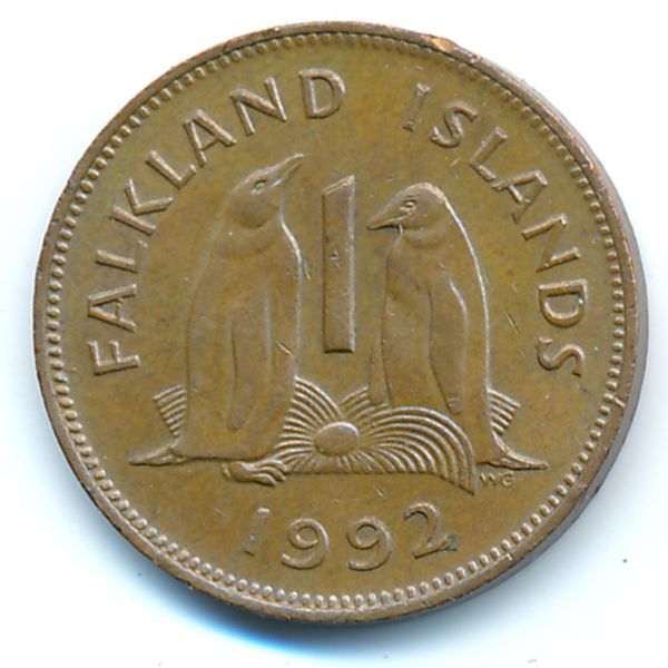 Фолклендские острова, 1 пенни (1992 г.)