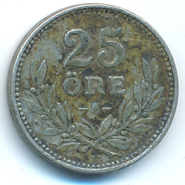 Швеция, 25 эре (1910 г.)