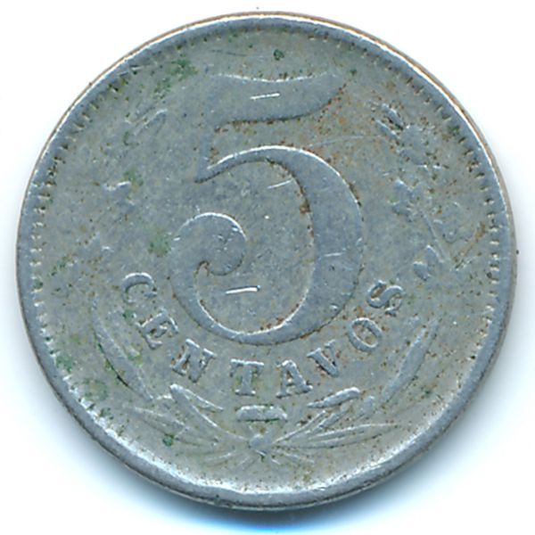 Колумбия, 5 сентаво (1886 г.)