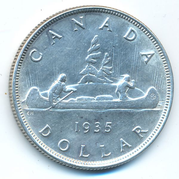 Канада, 1 доллар (1935 г.)